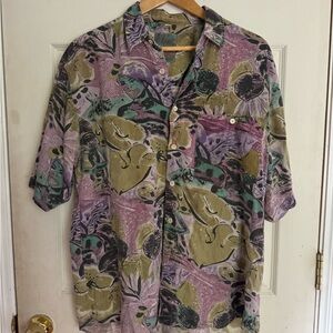Purple Hawaiian Shirt